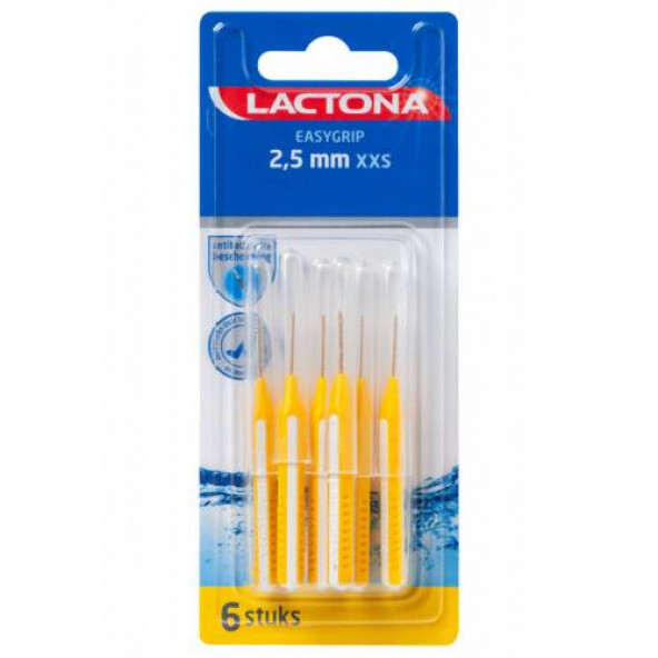 Lactona Diş Arası 2,5 Mm Sarı Arayüz Fırçası ürün görseli 1