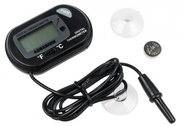 Akvaryum Termometresi Kablolu STD-1  -50° / +70° LCD Dijital Ekran ürün görseli 1