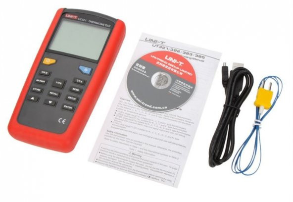 UNI-T UT 321 Termometre USB Datalogger -250° +1372° UT321 - Resim 2