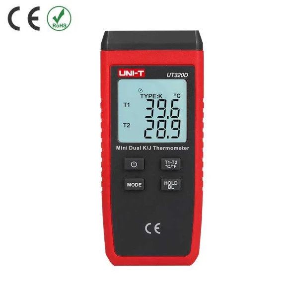 UNI-T UT 320D Kontak Tip Termometre -50 , +1200 Derece - Resim 2