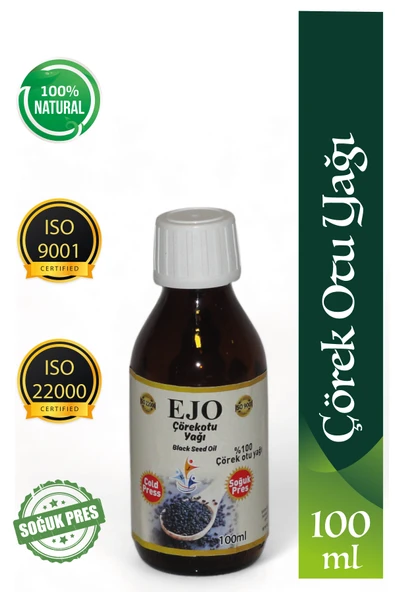 EJO  SOĞUK SIKIM ÇÖREKOTU YAĞI / %100 SAF VE DOĞAL ÇÖREKOTU YAĞI ürün görseli 1