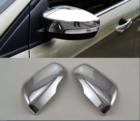 Ford Kuga Uyumlu 2013 Sonrası Ayna Kapağı ABS(Plastik) Krom ürün görseli 1