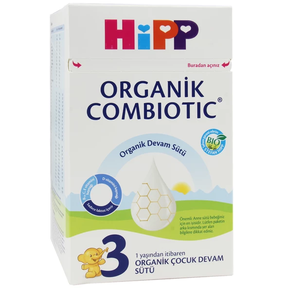 Hipp 3 Organik Combiotic 800 gr Devam Sütü ürün görseli 1