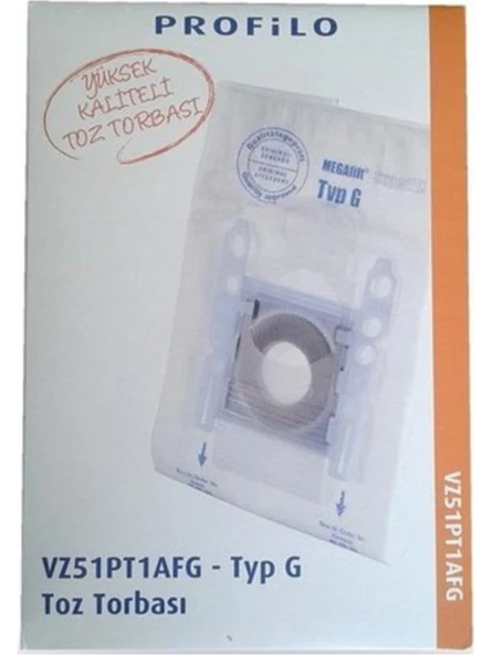 Profilo VZ51PT1AFG Elektrikli Süpürge Toz Torbası ürün görseli 1