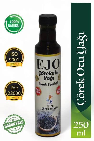 EJO SOĞUK SIKIM ÇÖREKOTU YAĞI / %100 SAF VE DOĞAL ÇÖREKOTU YAĞI ürün görseli 1