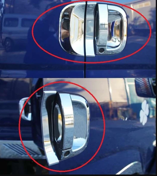 Kia Bongo Uyumlu 2010 Sonrası Kapı Kolu ABS(Plastik) Krom ürün görseli 1