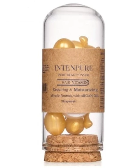 Intenpure Onarıcı & Nemlendirici Saç Vitamini 10 Kapsül ürün görseli 1
