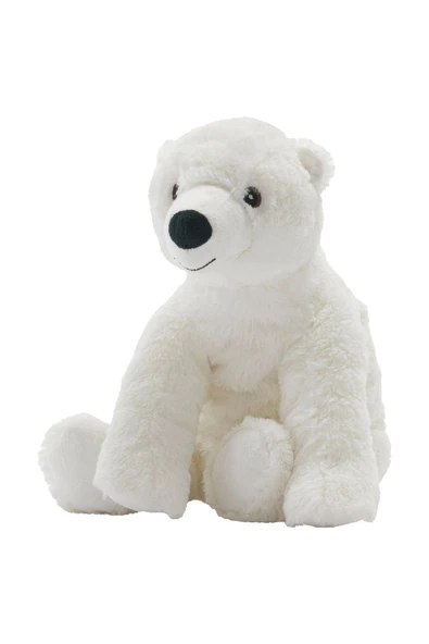 Kutup Ayısı Peluş Oyuncak, Snuttıg Yumuşak Oyuncak, Beyaz, 29 cm ürün görseli 1