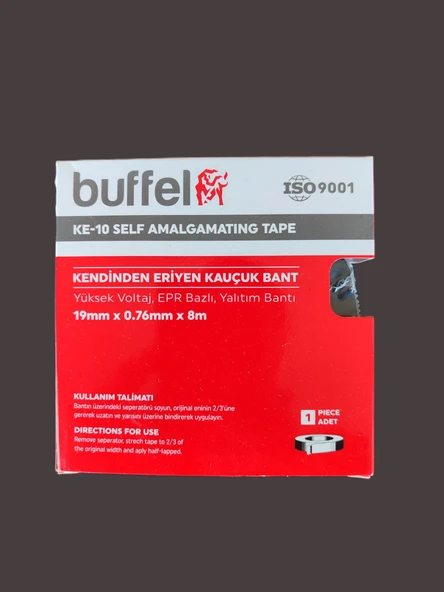0.76x19x8 Ke10 Eriyen Bant 19 mm x 8 Mt. - Kauçuk Bant - Su Geçirmez Bant ürün görseli 1