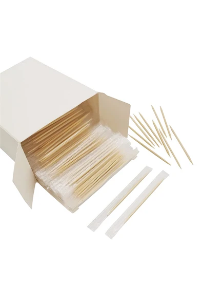 Jelatinli Bambu Kürdan 500'lü X 1 Paket ürün görseli 1