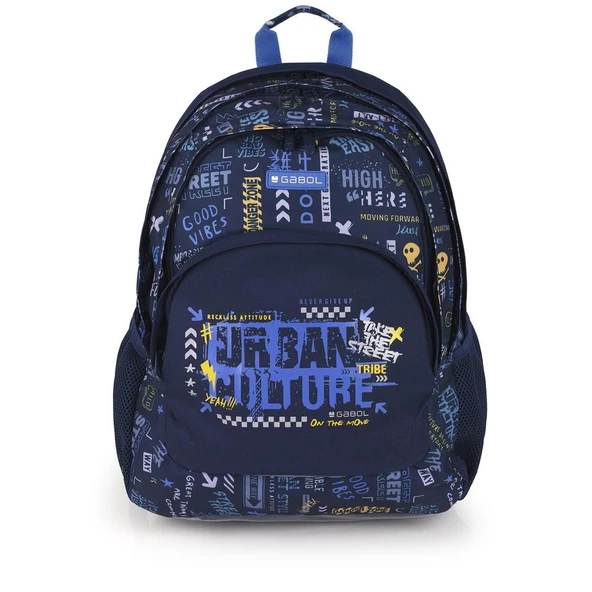 Gabol Okul Sırt Çantası Skull Lacivert 21L GB.235040 ürün görseli 1