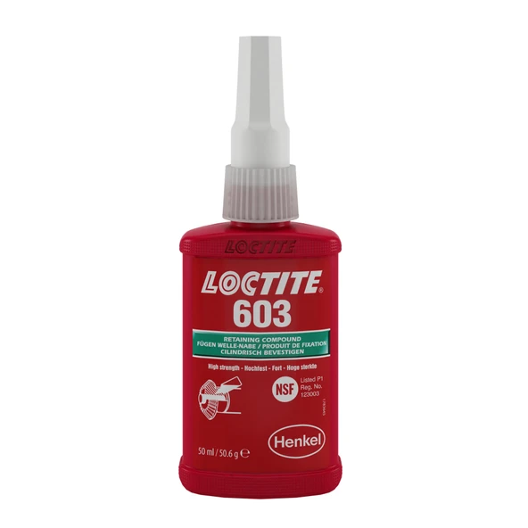 Loctite 603 Yüksek Mukavemetli Sıkı Geçme 50 ml ürün görseli 1