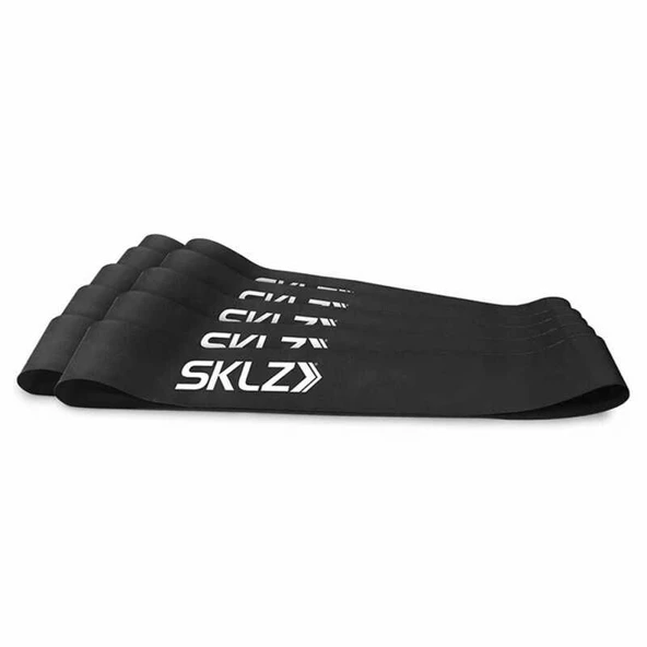 SKLZ Mini Bands 10'lu Siyah Antreman Bant Seti APD-MBBLCK-000 ürün görseli 1