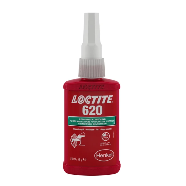 Loctite 620 Yüksek Sıcaklığa Dayanıklı Sıkı Geçme Bileşeni 50 ml ürün görseli 1