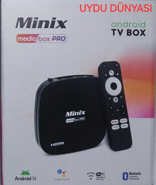 NEXT Minix Media Box Pro 4K Android 14 ürün görseli 1