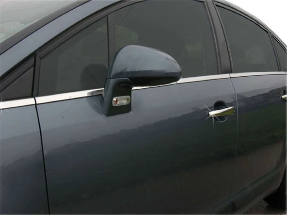 Citroen C4 Cam Çıtası 8 Prç  Krom HB 2005-2010 ürün görseli 1