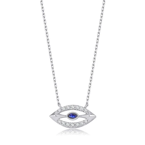 0.29 Karat Pırlanta Safir Kolye ürün görseli 1