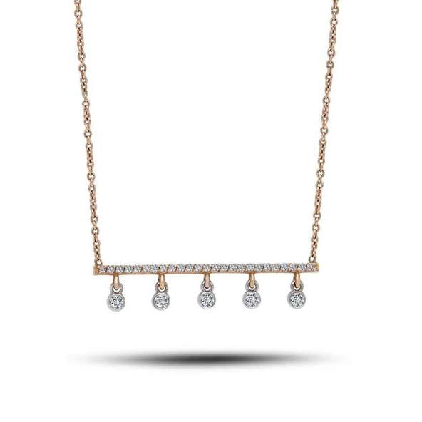 0.22 Karat Pırlanta Trend Kolye ürün görseli 1
