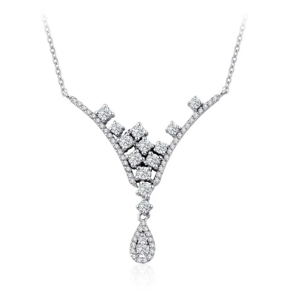 0.69 Karat Pırlanta Trend Kolye ürün görseli 1