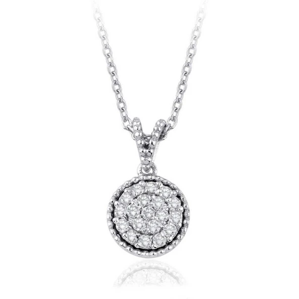 0.20 Karat Pırlanta Trend Kolye ürün görseli 1