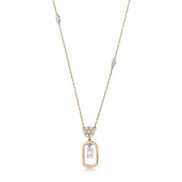 0.27 Karat Pırlanta Trend Kolye ürün görseli 1