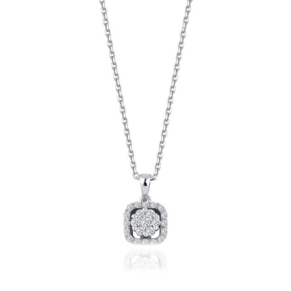 0.25 Karat Pırlanta Trend Kolye ürün görseli 1