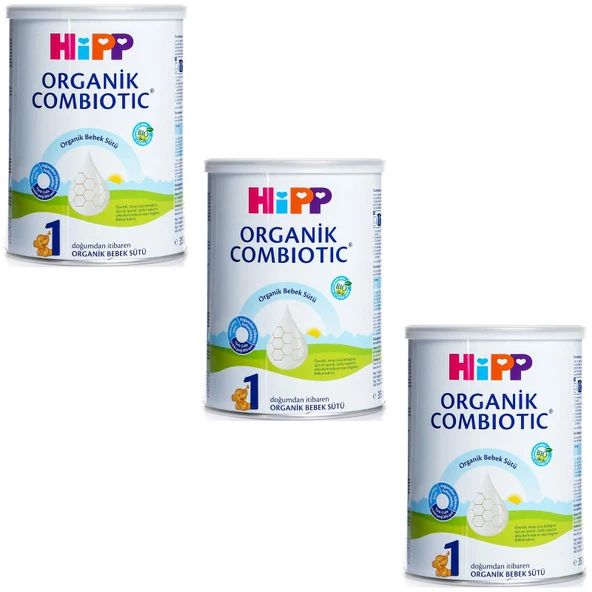 Hipp 1 Organik Combiotic Bebek Sütü 350 gr 3 Adet ürün görseli 1