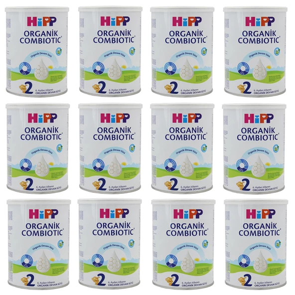 Hipp 2 Organik Combiotic Devam Sütü 350 gr 12 Adet ürün görseli 1