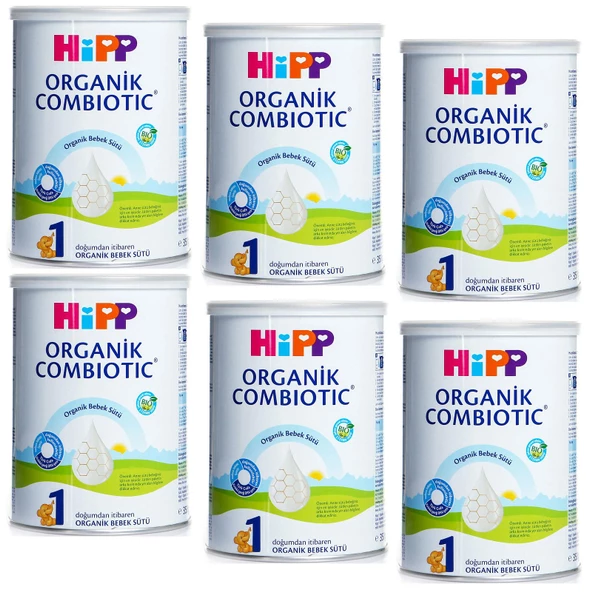 Hipp 1 Organik Combiotic Bebek Sütü 350 gr 6 Adet ürün görseli 1