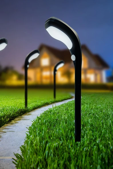 Solar Bahçe Aydınlatması - Sensörlü, Su Geçirmez, Güneş Enerjili 15m² Alan Etkili, 2 Mod Lamba (1 Adet) ürün görseli 1