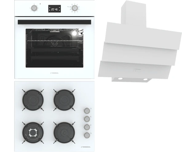 Termikel Ankastre Set (BO O6555C W + BH P6194C W + CH S6532C WW) ürün görseli 1