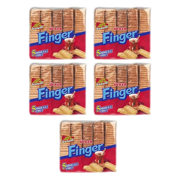 Ülker Finger Bisküvi 750 gr x 5 Adet ürün görseli 1