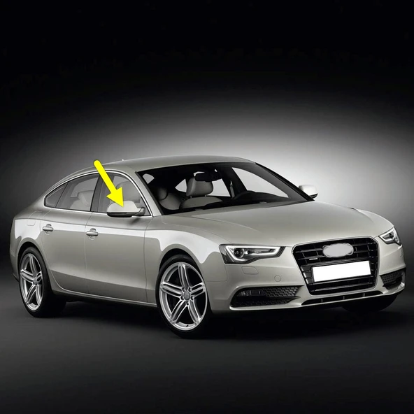 Audi A5 Sportback 2012-2016 Sağ Dış Dikiz Ayna Kapağı 8F0857528 ürün görseli 1