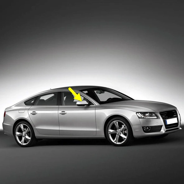 Audi A5 Sportback 2008-2011 Sağ Dış Dikiz Ayna Kapağı 8F0857528 ürün görseli 1