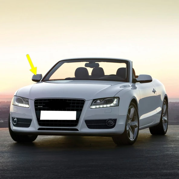 Audi A5 Cabrio 2009-2011 Sağ Dış Dikiz Ayna Kapağı 8F0857528 ürün görseli 1