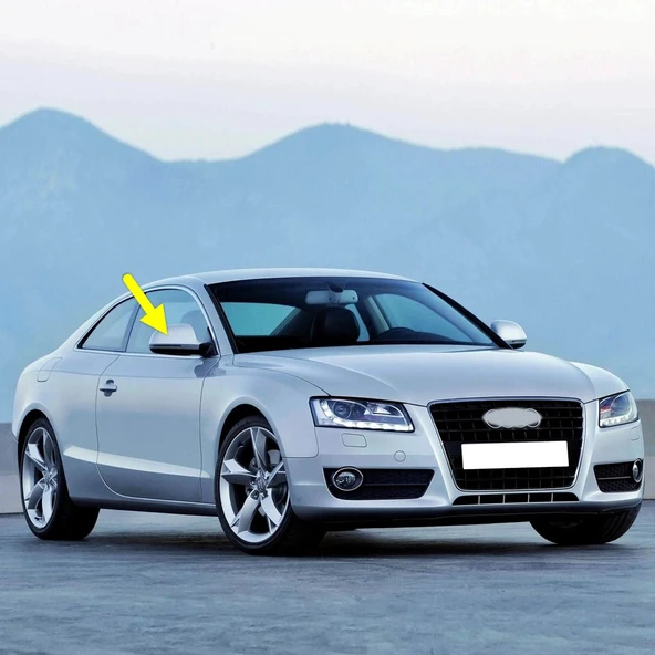 Audi A5 Coupe 2008-2011 Sağ Dış Dikiz Ayna Kapağı 8F0857528 ürün görseli 1