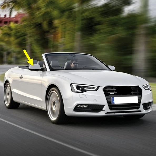 Audi A5 Cabrio 2012-2016 Sağ Dış Dikiz Ayna Kapağı 8F0857528 ürün görseli 1