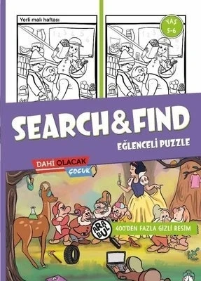SEARCH AND FIND EGLENCE PUZZLE 5-6 YAS - DAHİ OLACAK ÇOCUK ürün görseli 1