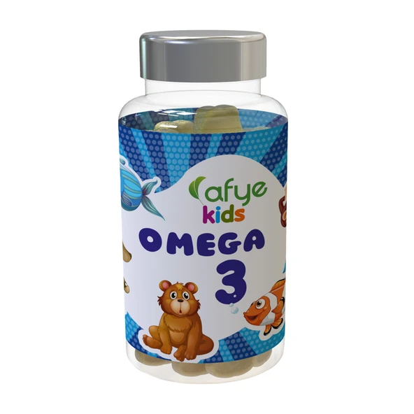 Afye Kids Güçlendirilmiş Şeker Omega3-130 gr ürün görseli 1