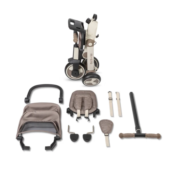 Micro 4in1 Katlanabilir Bisiklet Latte  Bej 6+ Ay - Resim 2