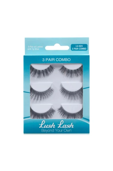 Lush Lash 3 Lü Bonus Pack Takma Kirpik ürün görseli 1
