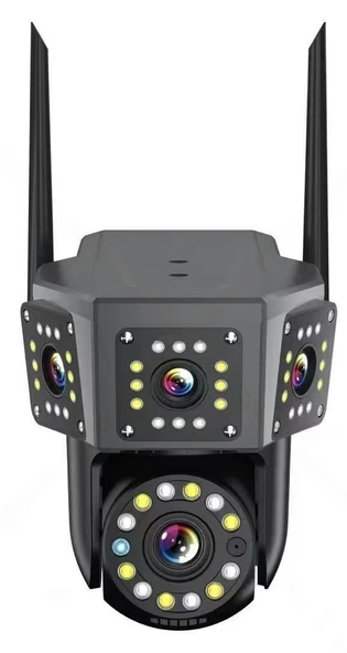O-KAM 3016 Wifi 6Mp Ptz 3Mp+3Mp 3lü Siyah Kasa ürün görseli 1
