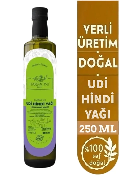 HARMONYPLUS Udi Hindi Yağı 250 ml Doğal Ve Saf Udi Hindi Yağı ( Costus Oil ) ürün görseli 1