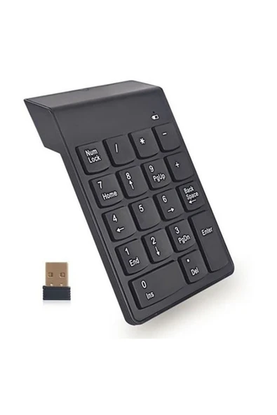 Kablosuz 2.4 GHz Sayısal Tuş Takımı – 18 Tuşlu Numpad ürün görseli 1