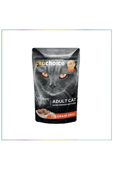 ProChoice Pouch Tahılsız Somunlu ve Ciğerli Kedi Konserve 85gr ürün görseli 1