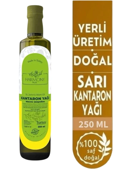 HARMONYPLUS Kantaron Yağı 250 ml Doğal Ve Saf Sarı Kantoron Yağı ürün görseli 1