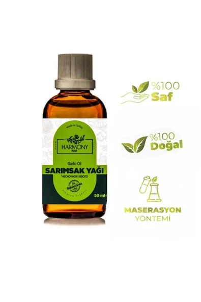 HARMONYPLUS Sarımsak Yağı 50ml  Saf Doğal Sarımsak Yağı ürün görseli 1