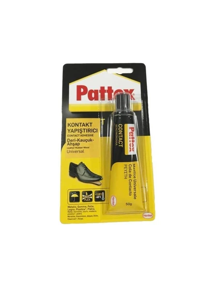 Pattex Deri-Kauçuk Ahşap Yapıştırıcı 50ml ürün görseli 1
