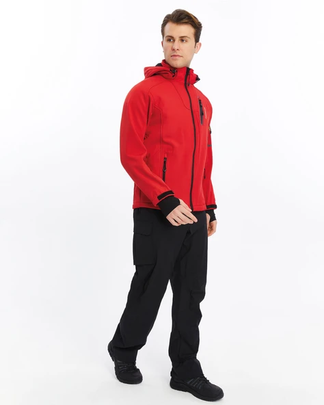 FreeCamp Eagle Softshell Ceket-KIRMIZI - Resim 9