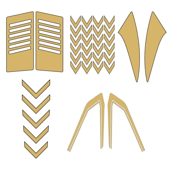 Cg Gold Sticker ve Depo Şerit Seti ürün görseli 1